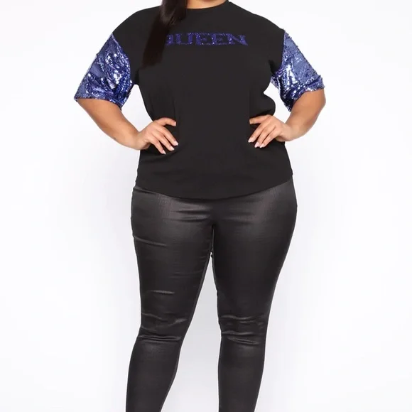 QUEEN SEQUIN TOP - Picture 8 of 12